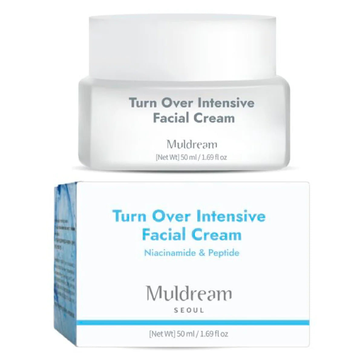 Muldream Turn Over Intensive Facial Cream - Niacinamide & Peptide 50ml