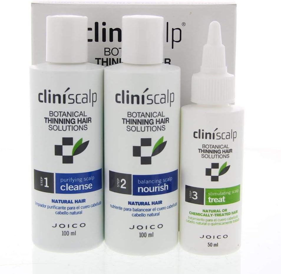 JOICO Cliniscalp 3-Step Trial Pack - Natural Hair - Early Stages Of Thinning