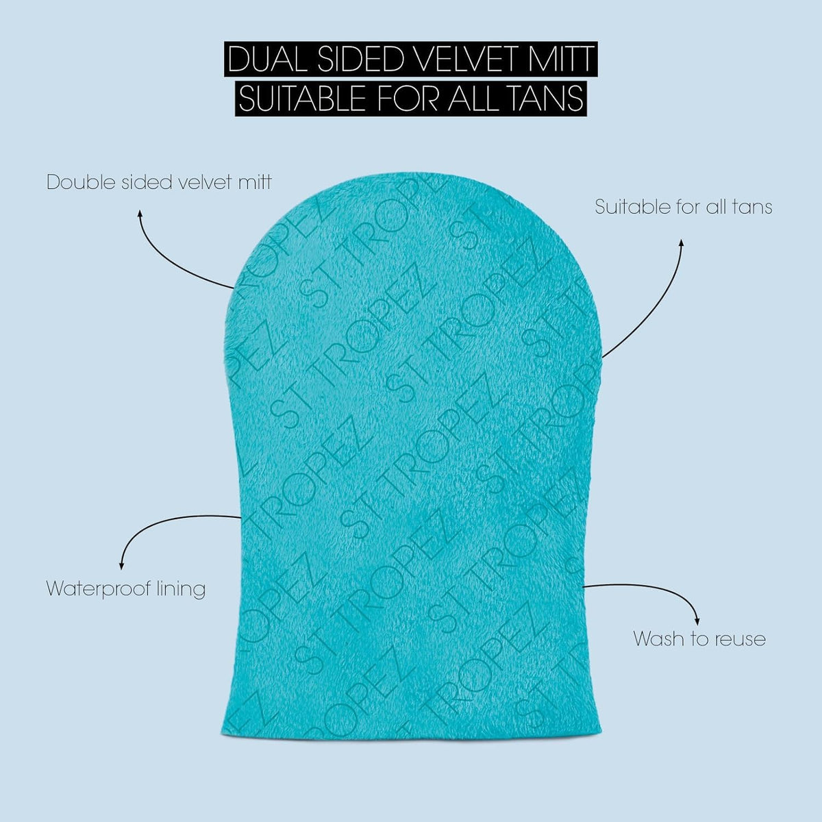 St. Tropez Bronzing Mousse Self Tan Classic 240ml + St.Tropez Double Sided Mitt